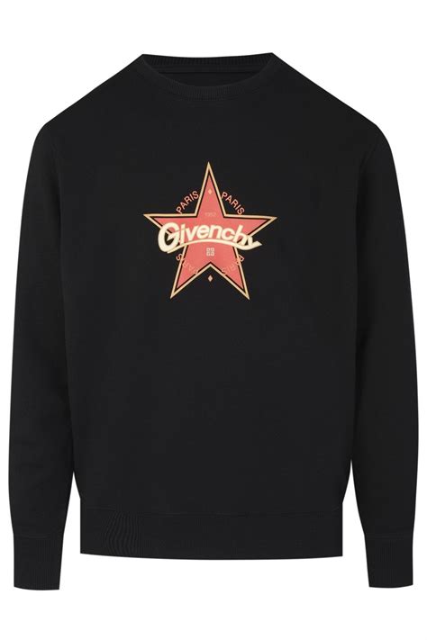 givenchy star print sweatshirt